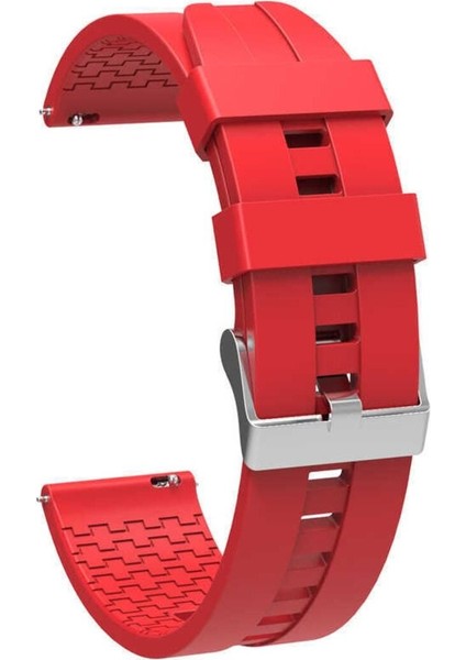 Samsung Galaxy Watch Active 2 40MM İçin Uyumlu Krd-23 20MM Silikon Kordon Akıllı Saat Bileklik Kayış