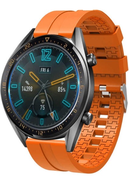 Huawei Watch Gt 3 46MM İçin Uyumlu Krd-23 Silikon Kordon Takıp Çıkartılan Çıkartılabilen Kayış