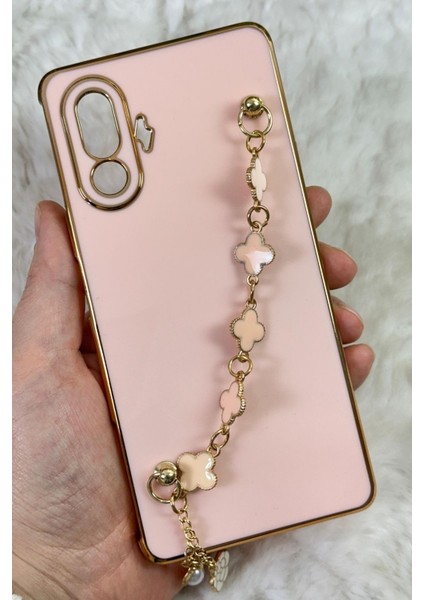 Poco F3 Gt - El Tutamaçlı Kir Tutmaz Silinebilir Parlak Kamera Korumalı Silikon Elçek