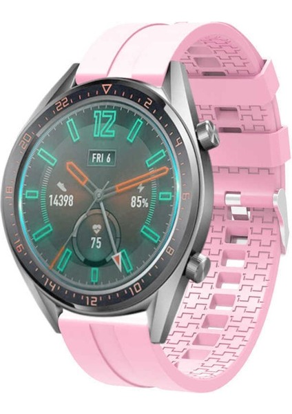 Huawei Watch Gt 3 46MM İçin Uyumlu Krd-23 Silikon Kordon Takıp Çıkartılan Çıkartılabilen Kayış