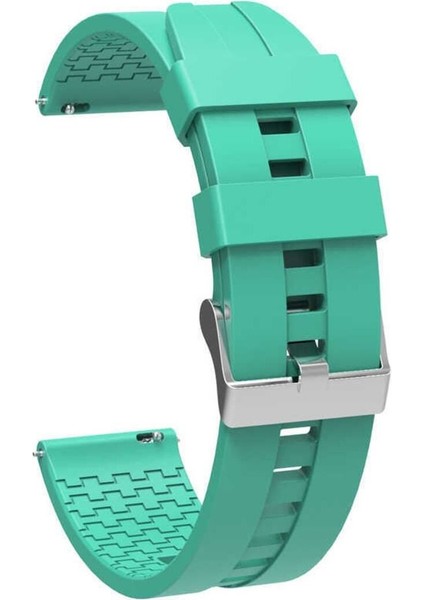 Samsung Galaxy Watch 42MM İçin Uyumlu Krd-23 20MM Silikon Kordon Akıllı Saat Bileklik Kayışı Kordonu