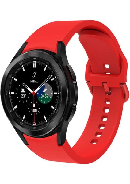 Samsung Galaxy Watch 4 44MM İçin Uyumlu Krd-50 Silikon Kordon Takıp Çıakrılan Kordonu Kayışı