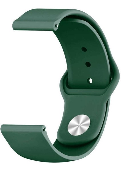 Huawei Gt2 46MM İçin Uyumlu Krd-11 22MM Silikon Kordon Takıp Çıkartılan Çıkartılabilen Kayış