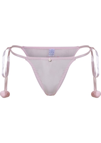 Ponpon Şifon Pink Lady Nakışlı Külot modelleri