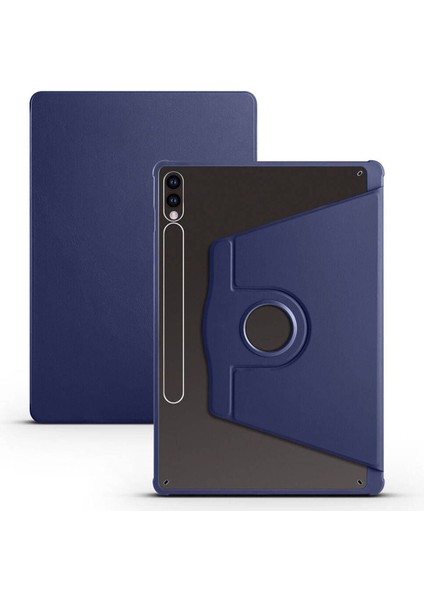 Samsung Galaxy Tab S9 Plus İçin Uyumlu Tablet Kılıfı Termik Kalem Bölmeli Dönebilen Standlı Kapak