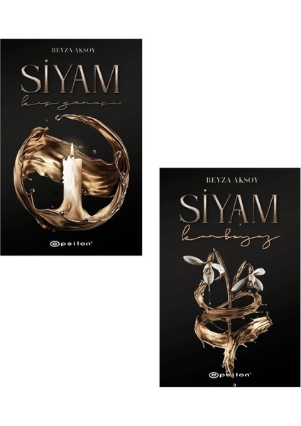 Siyam 1 Kış Güneşi - Siyam 2 Kanbeyaz (Ciltli) 2 Kitap - Beyza Aksoy