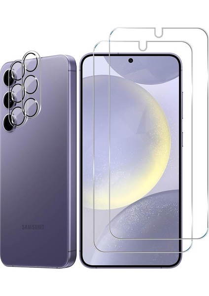 2 Paket Samsung Galaxy S2025 Ultra Ekran Koruyucu, Hd Şeffaf Çizilmez Temperli Cam, Samsung Galaxy 2025 6.8 Inç Için Kolay Kurulum Otomatik Toz Giderme Aracı, Kılıf Dostu (Yurt Dışından)