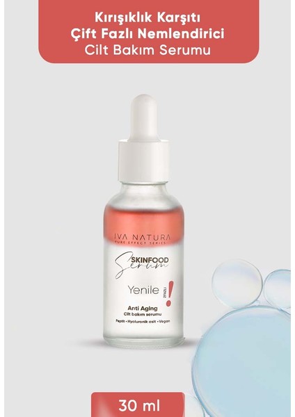 Cilt Bakım Serumu Peptit Ve Hyaluronik Asit Içerikli 30 Ml