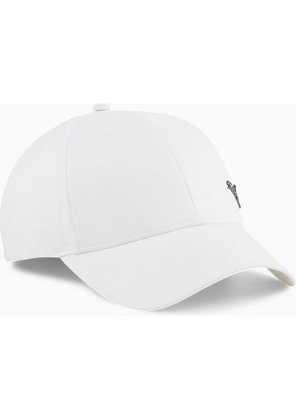 Metal Cat Unisex Beyaz Günlük Şapka Konforlu Kullanım İçin Tasarlandı