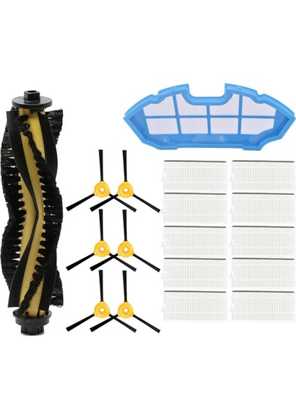 Silindir Yan Fırça Kapağı Hepa Birincil Filtre Conga Excellence 990 Için Ecovacs Deebot N79S N79 Eufy Robovac 11 11C (Yurt Dışından)