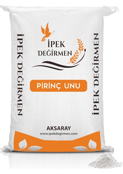 Ipek Değirmen Pirinç Unu Glutensiz Katkısız Yerli 3 kg