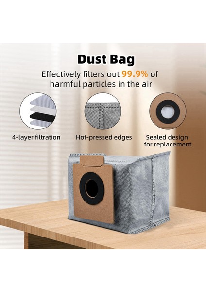 Eufy X10 Pro Omni Robot Süpürge Aksesuarları Için 22'li Paket: Fırçalar, Filtreler, Paspas Pedleri, Toz Torbaları ve Aletler (Yurt Dışından) modelleri