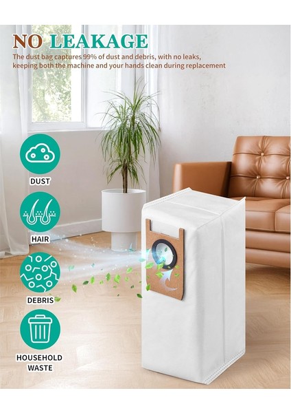 Eufy Omni S1 Pro / Omni S1 Robot Süpürge Aksesuarları Için 12 Paket Toz Torbası Yedek Toz Torbaları (Yurt Dışından)