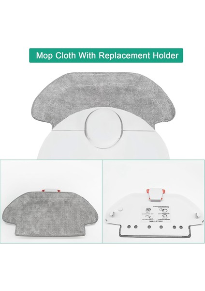 Xiaomi Mi Robot Vakumlu Mop 2s, Mop Pro, Mop P, S12, S10 Eu, STYJ02YM, Viomi V2 Pro, V3 Se, Mop Bezi Tutucu Ped Için (Yurt Dışından)