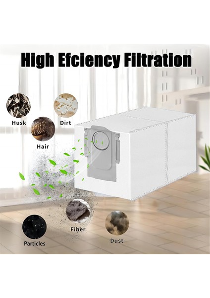 Roborock Qrevo S/qrevo Pro/qrevo Maxv Için Vakum Aksesuarları Temizleyici Robot Paspas Bezi Pedleri Vakum Toz Torbaları Hepa Filtreleri (Yurt Dışından) modelleri