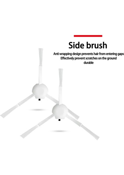 Yedek Kit Aksesuarları Xiaomi Robot Vakum X10 Plus, X10+, X20 Pro, X20 Plus, Ana Fırça Toz Torbası Filtresi ile Uyumlu (Yurt Dışından)