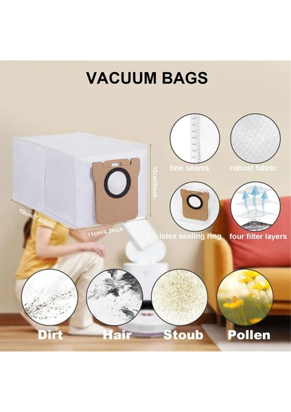 Dreame D10 Plus, Z10 Pro, L10 Plus Ana Fırça, Robot Süpürge Yedek Parça Aksesuarları Için Aksesuar Seti (Yurt Dışından) fırsatları