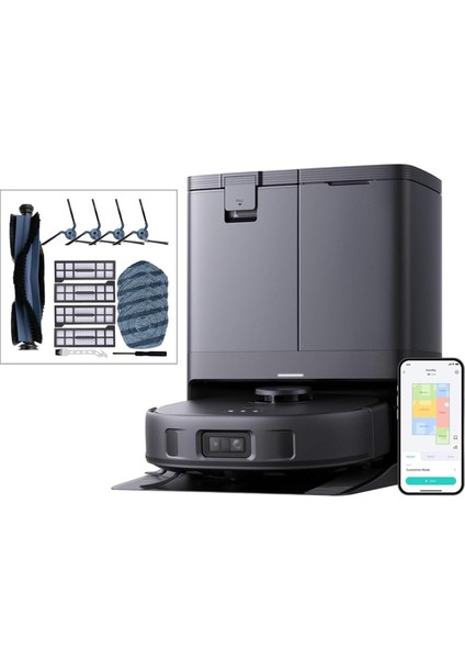 Eufy X10 Pro Omni Robot Süpürge Için 15 Adet Aksesuar Seti Ana Fırça Silindiri Yan Fırçalar Hepa Filtreler Paspas Pedleri (Yurt Dışından) fırsatları