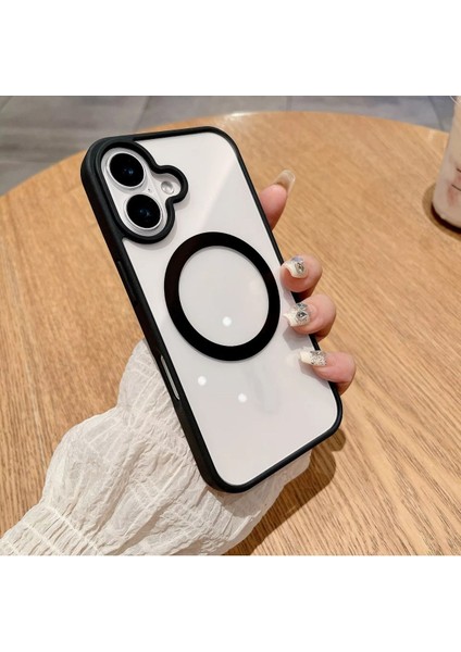 Apple iPhone 16 Uyumlu Magsafe Wireless Şarj Özellikli Silikon Kamera Çıkıntılı Rema Kılıf fiyatları