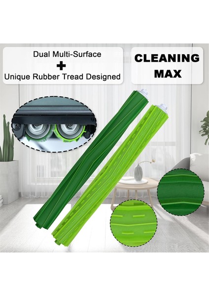 Irobot Roomba S9 9150 / S9+ Plus 9550 Robot Süpürge Ana Yan Fırça Hepa Filtre Toz Torbaları Yedek Parçaları (Yurt Dışından)