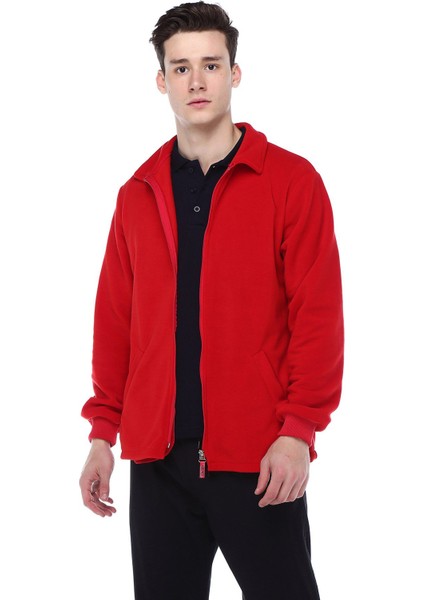 2 Cepli Kırmızı Polar