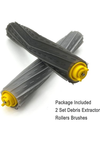 Irobot Roomba 800 ve 900 Için 2 Set Çıkarıcı Silindir Yedekleri. Kauçuk Merkezi Fırça Takımı (Yurt Dışından) modelleri
