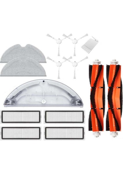 Xiaomi Mijia 1c STYTJ01ZHM Yan Ana Fırça Su Tankı Paspas Bezi Hepa Filtre Robot Süpürge Parça Takımı (Yurt Dışından)