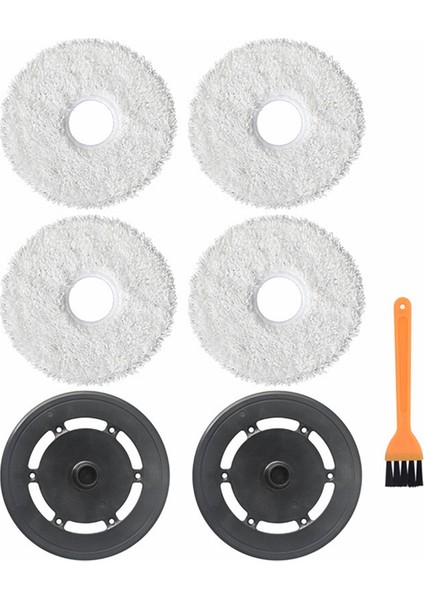 Ecovacs Deebot X1 Omni Mop Tutucu Aksesuarları Için 7 Adet X1 Turbo Robot Süpürge Mop Bezi Yedek Parçaları (Yurt Dışından)