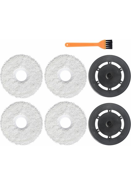 Ecovacs Deebot X1 Omni Mop Tutucu Aksesuarları Için 7 Adet X1 Turbo Robot Süpürge Mop Bezi Yedek Parçaları (Yurt Dışından)