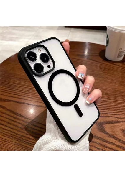 Apple iPhone 16 Pro Max Uyumlu Magsafe Wireless Şarj Özellikli Silikon Kamera Çıkıntılı Rema Kılıf modelleri