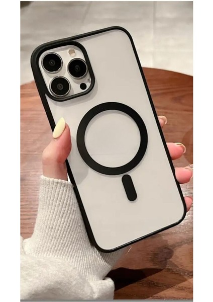 Apple iPhone 16 Pro Max Uyumlu Magsafe Wireless Şarj Özellikli Silikon Kamera Çıkıntılı Rema Kılıf indirimleri