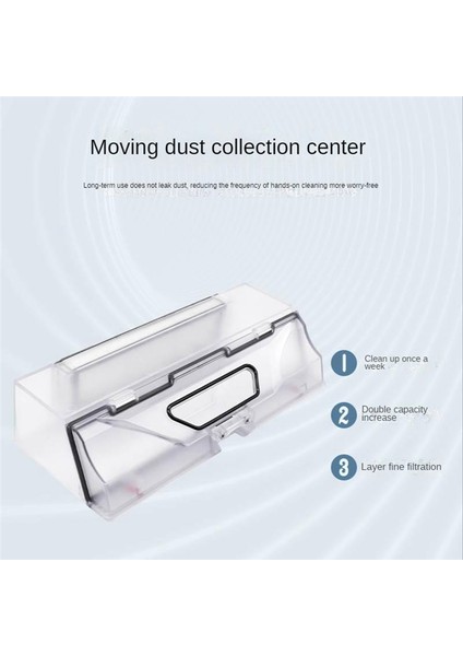 Xiaomi Dreame D9 / L10 Plus Robot Süpürge Toz Kutusu Aksesuarları Toz Kutusu Kutusu Konteyner Çöp Kutusu (Yurt Dışından)