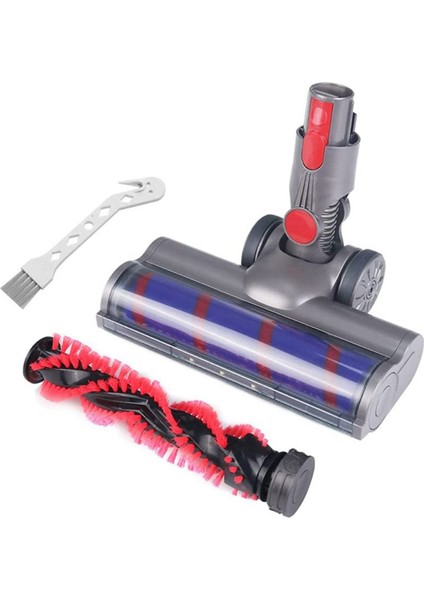 Dyson V7 V8 V10 V11 V15 Elektrikli Süpürgeler Için Yedek Yumuşak Silindir Fırça Çubuğu LED Farlar Zemin Fırçası Aparatı (Yurt Dışından) fiyatları