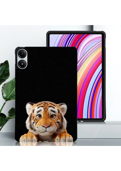 Xiaomi Redmi Pad Pro 5g / Pad Pro / Poco Pad 4g Desen Baskı Ince Tablet Koruyucu Kapak-Küçük Kaplan Için (Yurt Dışından) fırsatları