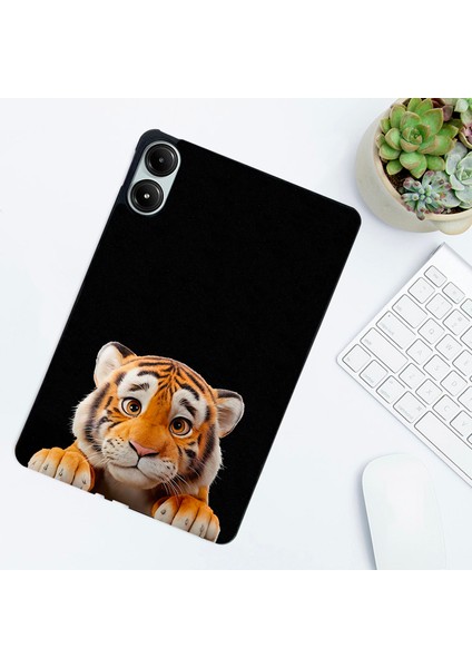 Xiaomi Redmi Pad Pro 5g / Pad Pro / Poco Pad 4g Desen Baskı Ince Tablet Koruyucu Kapak-Küçük Kaplan Için (Yurt Dışından) indirimleri