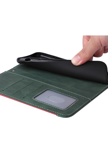 Xiaomi Redmi Note 14 Pro 5g/note 14 Pro+ 5g Kılıf Kapak Cüzdan Deri Telefon Kapağı 3 Renk Ekleme-Yeşil (Yurt Dışından) fiyatları