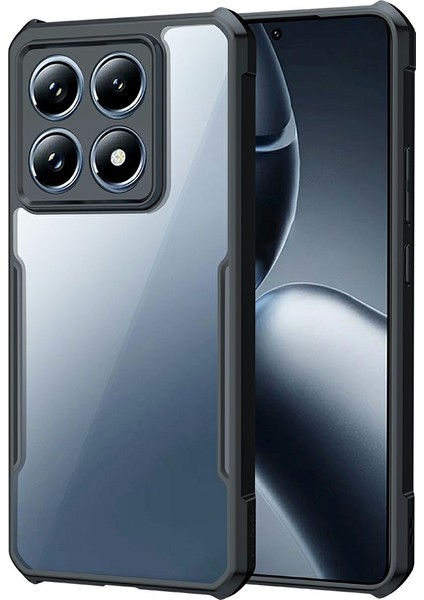 Xiaomi 14T Pro Kılıf Için Dropproof Tpu+Akrilik Şeffaf Arka Telefon Kapağı (Yurt Dışından)