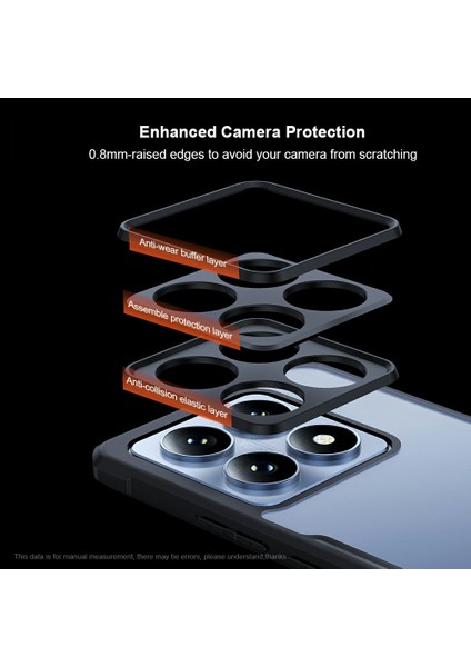Xiaomi 14T Pro Kılıf Için Dropproof Tpu+Akrilik Şeffaf Arka Telefon Kapağı (Yurt Dışından) fırsatları