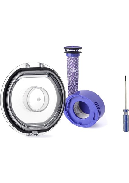 Dyson Elektrikli Süpürge Için V8 V7 Toz Haznesi Kapağı Yedeği Hepa Filtreli Toz Kovası Kapağı Yedek Parçaları (Yurt Dışından)