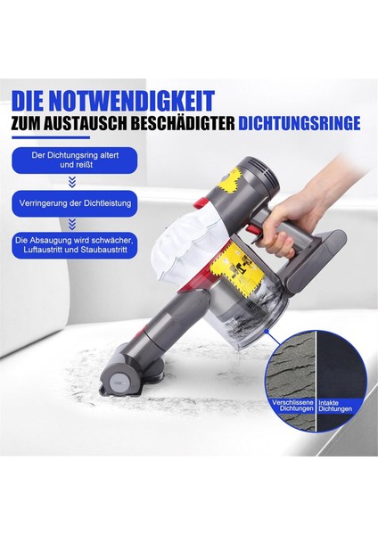 Dyson Elektrikli Süpürge Için V8 V7 Toz Haznesi Kapağı Yedeği Hepa Filtreli Toz Kovası Kapağı Yedek Parçaları (Yurt Dışından) modelleri