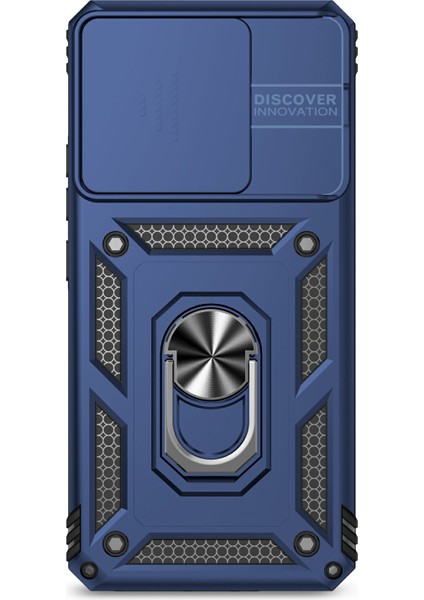 Xiaomi 14T Kılıf Pc+Tpu Telefon Kapak Lensi Üstün Koruma Standı-Mavi Için (Yurt Dışından) fiyatları