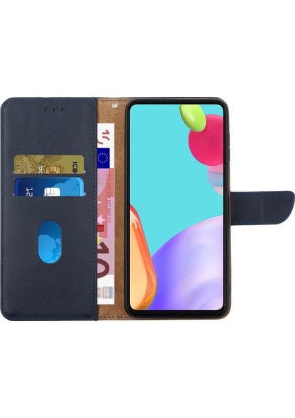 Xiaomi 15 Pro Telefon Kılıfı Orijinal Inek Nappa Doku-Mavi (Yurt Dışından)
