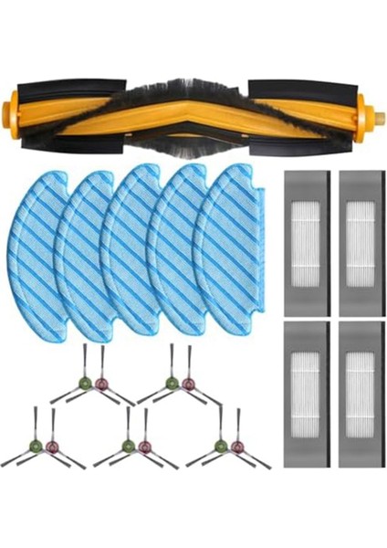 Ecovacs Deebot N10 N10PLUS Robot Süpürge Ana Yan Fırça Hepa Filtre Paspas Bezi Yedek Parçaları (Yurt Dışından)