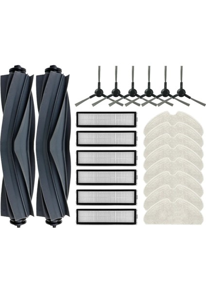 Dreame Bot D10S / D10S Pro Robot Süpürge Paspas Pedi Silindiri Ana Yan Fırça Hepa Filtre Yedek Parçaları (Yurt Dışından)