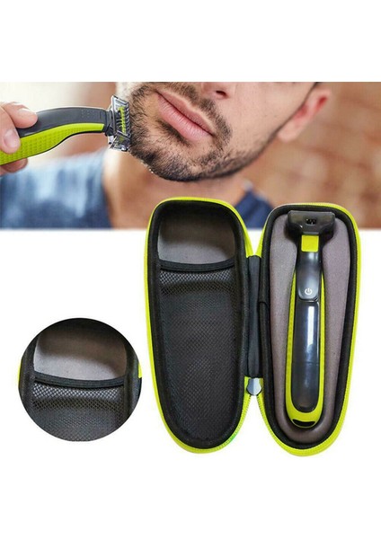 Saklama Jileti, Seyahat Tıraş Makinesi Saklama Kutusu Çantası Kılıfı Seti Bir Bıçak Için QP2530 QP2520, Siyah (Yurt Dışından)