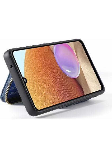 Xiaomi Redmi Için 14C 4G/14R 5g/poco C75 4g Omuz Askılı Deri Arka Kapak-Mavi (Yurt Dışından) modelleri