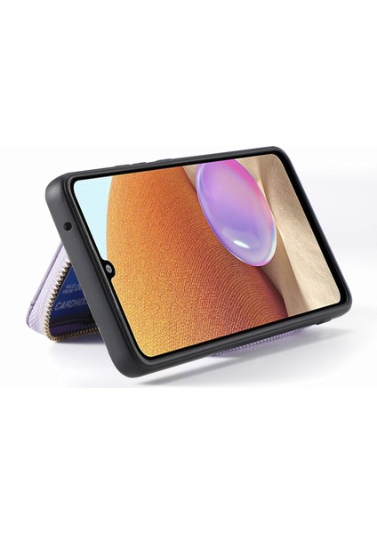 Xiaomi Redmi Için 14C 4G/14R 5g/poco C75 4g Omuz Askılı Deri Arka Kapak-Mor (Yurt Dışından) modelleri