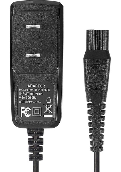 Adaptör, Tıraş Makinesi Şarj Kablosu --HQ8505 Yedek Uyumlu 7000 5000 3000 Serisi Elektrikli Abd Fişi, Siyah (Yurt Dışından)