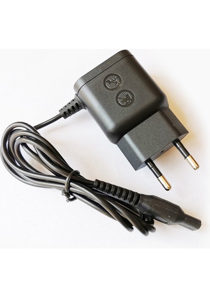 Elektrikli Tıraş Makinesi Adaptörü, Duvar Ab Fişi Ac Güç Adaptörü Şarj Cihazı Elektrikli Tıraş Makinesi HQ8505/6070/6075/6090 Tıraş Makinesi, Siyah (Yurt Dışından)