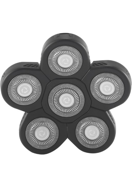 Tıraş Başlığı,erkek Elektrikli Tıraş Makinesi Başlıkları Bıçak Yedek 6 Bıçak Bald Black,siyah (Yurt Dışından) fiyatları